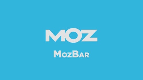 MozBar Chrome Extension