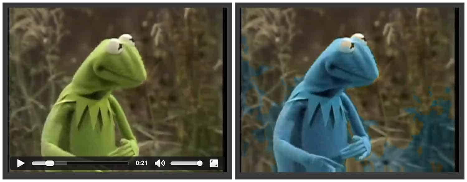 Kermit the Frog Blue