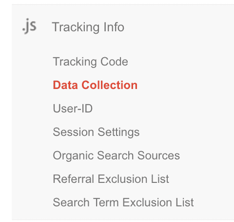 Data Collection in Google Analytics