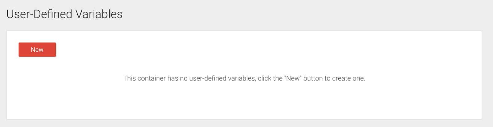 User-Defined Variables
