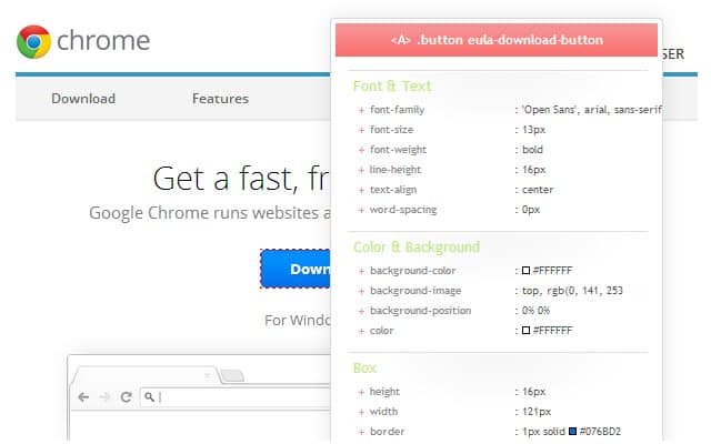 CSS Viewer Chrome Extension