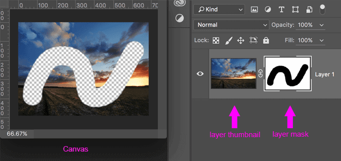 Canvas - Layer Thumbnail - Layer Mask